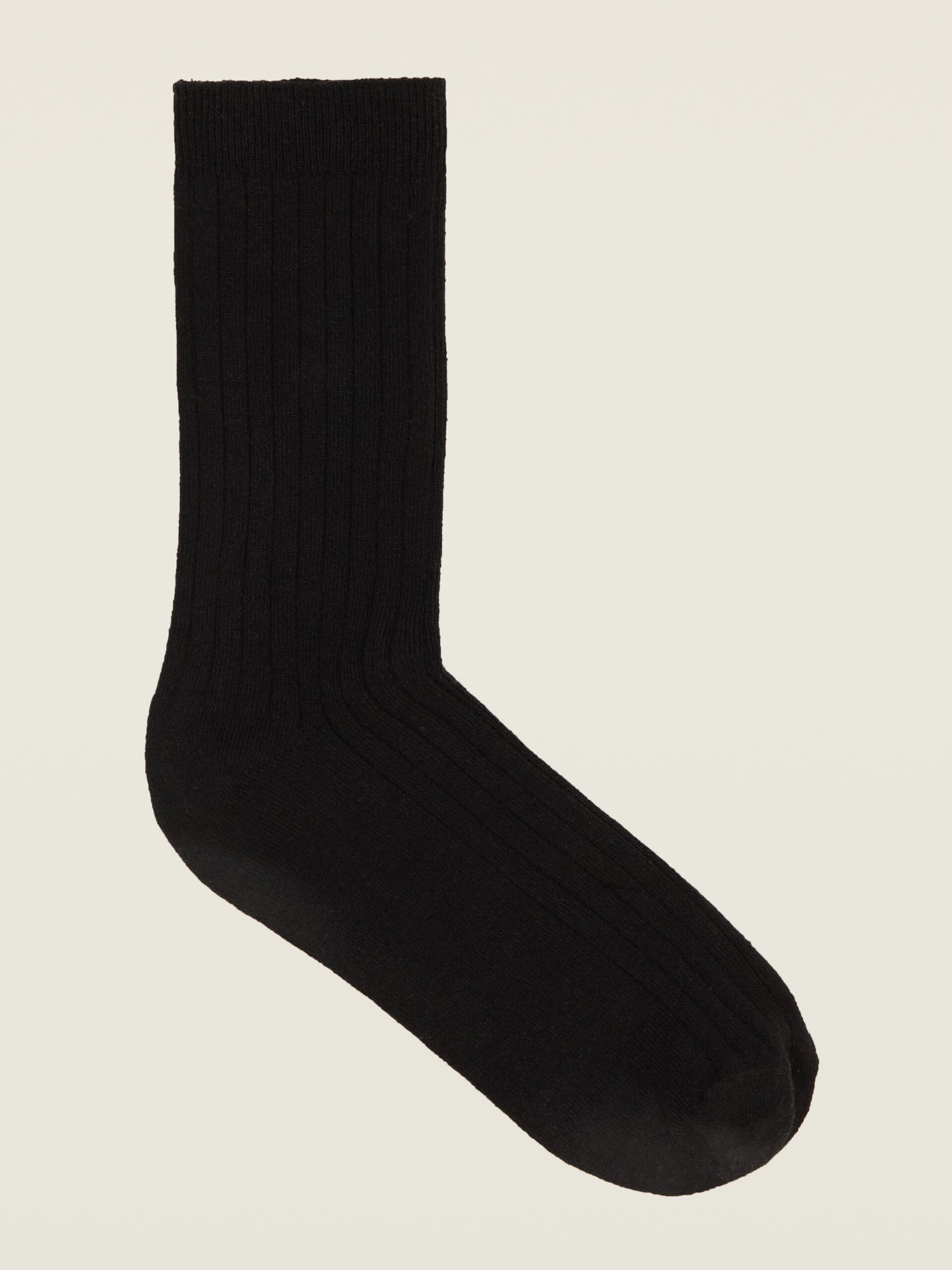 Recycled Cotton Ribbed Socks
