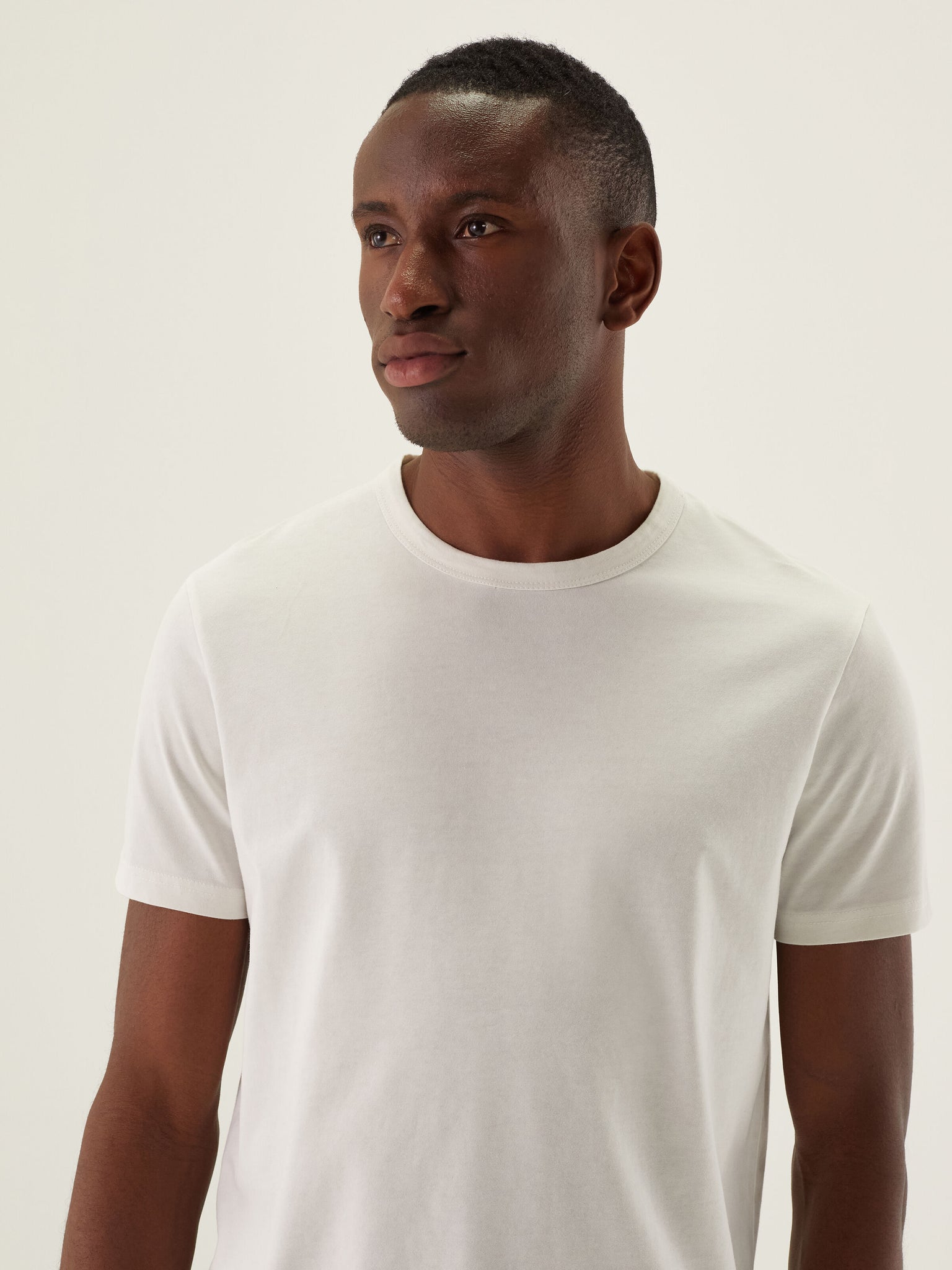 Recycled Cotton Relaxed Brushed Tee