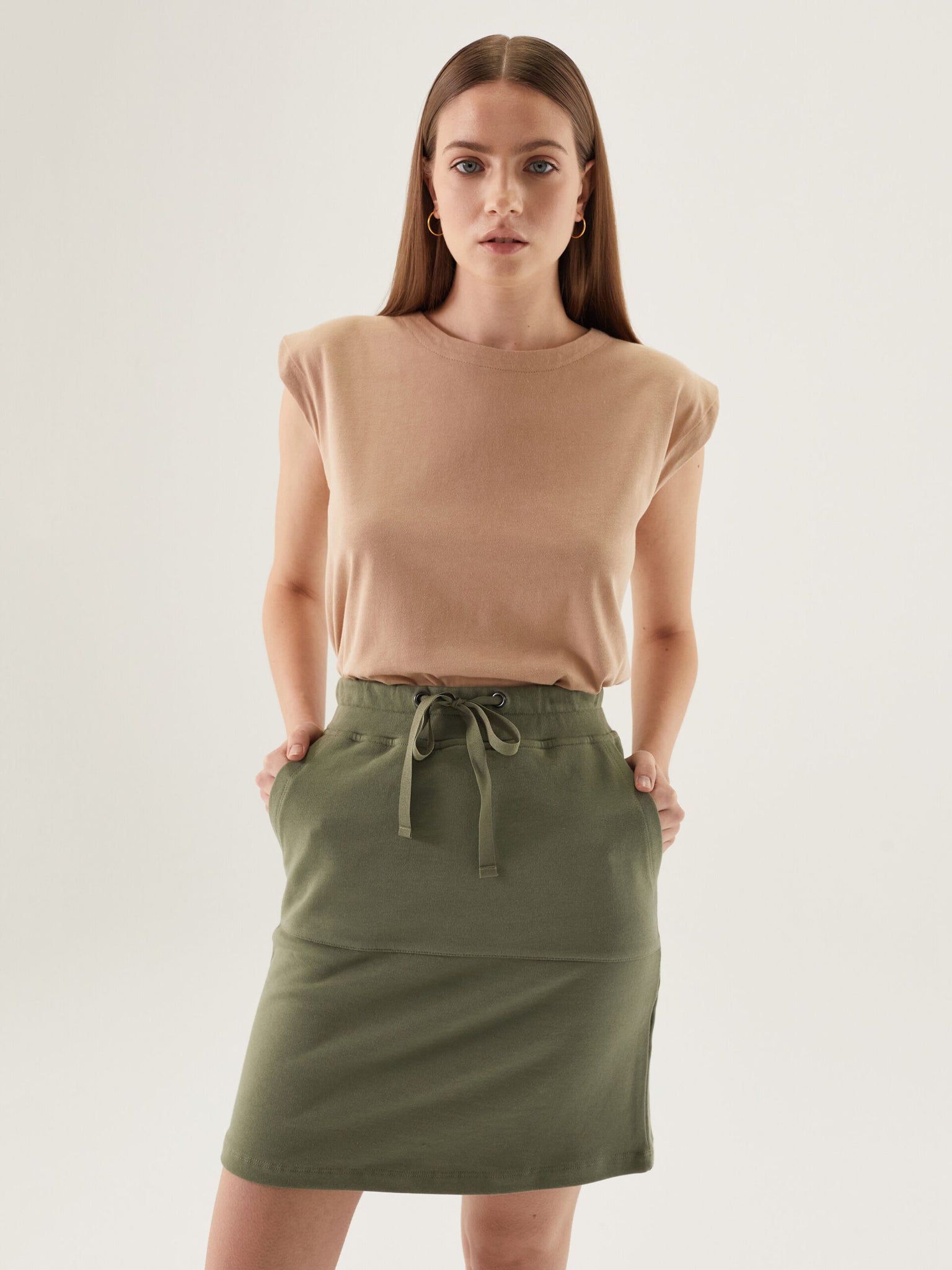 Recycled Cotton Sweat Skirt