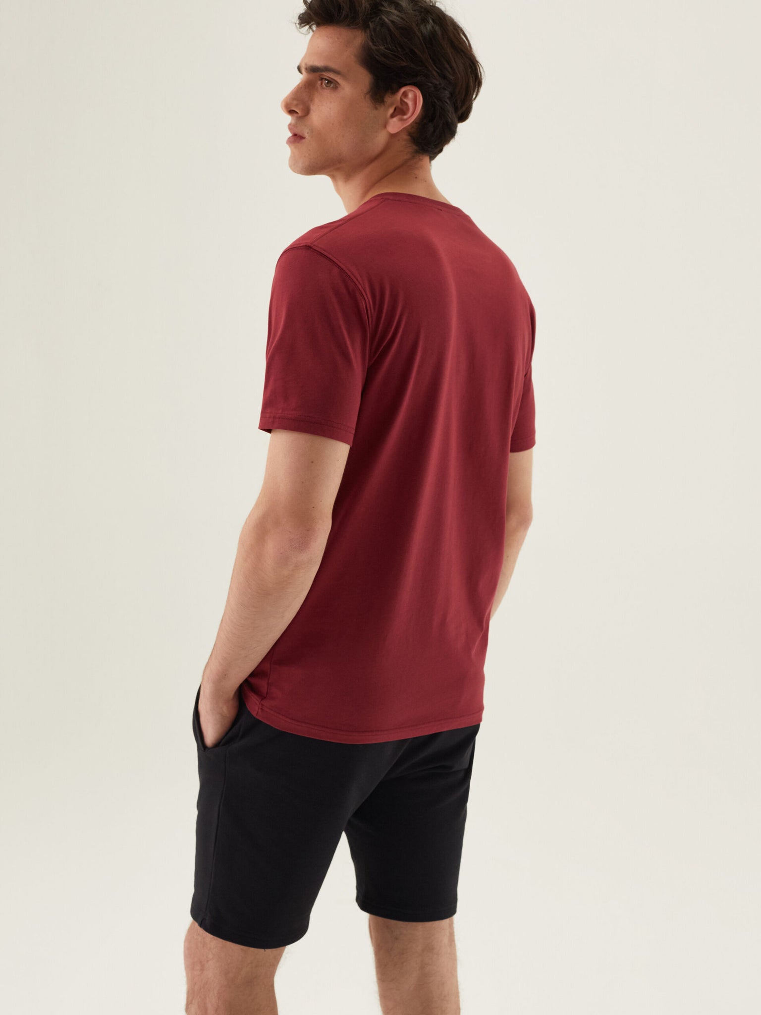 Recycled Cotton V-Neck Tee
